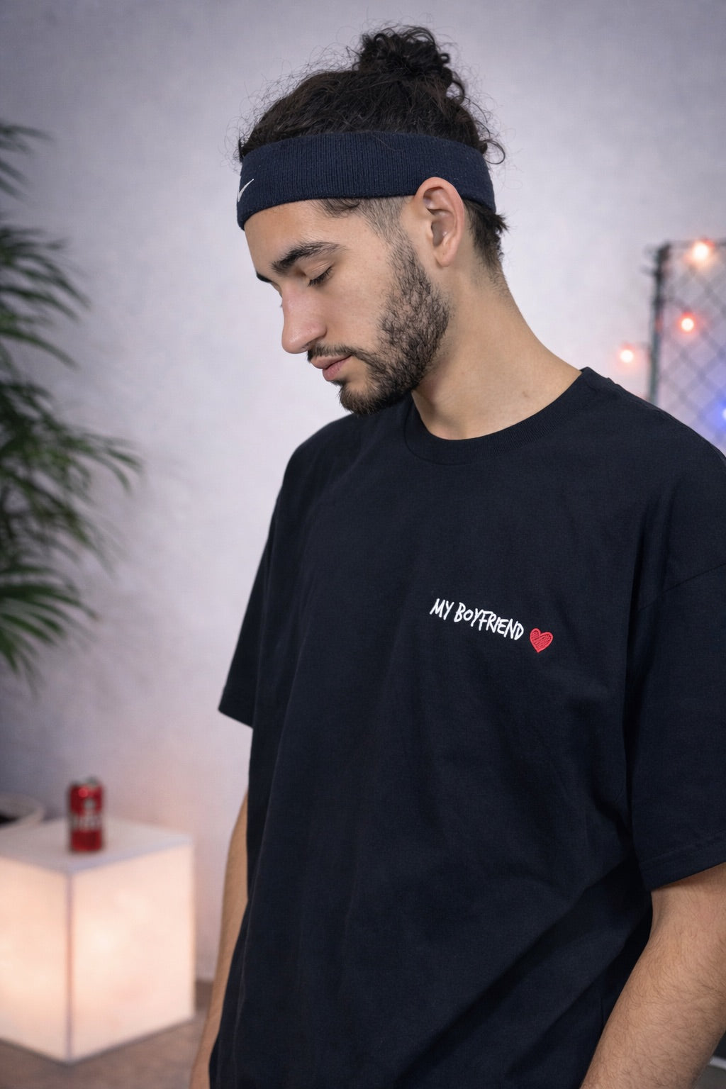 The Classic Boyfriend Short Sleeve T-shirt - Scribble Heart logo