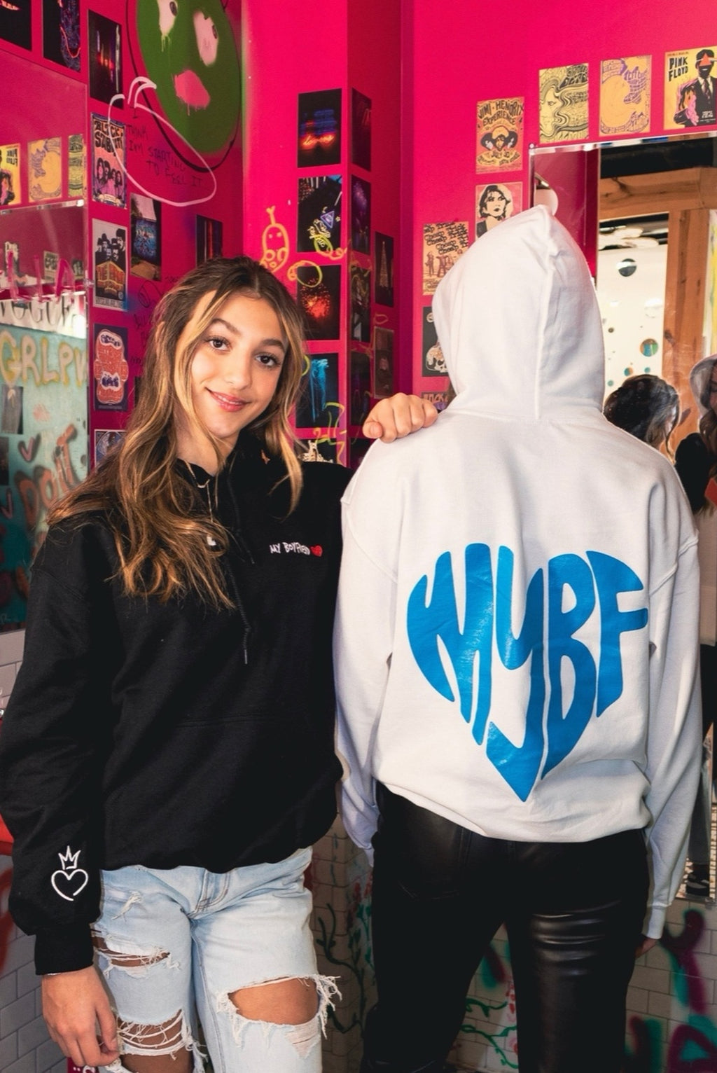 The Classic Boyfriend Hoodie - Black Ice