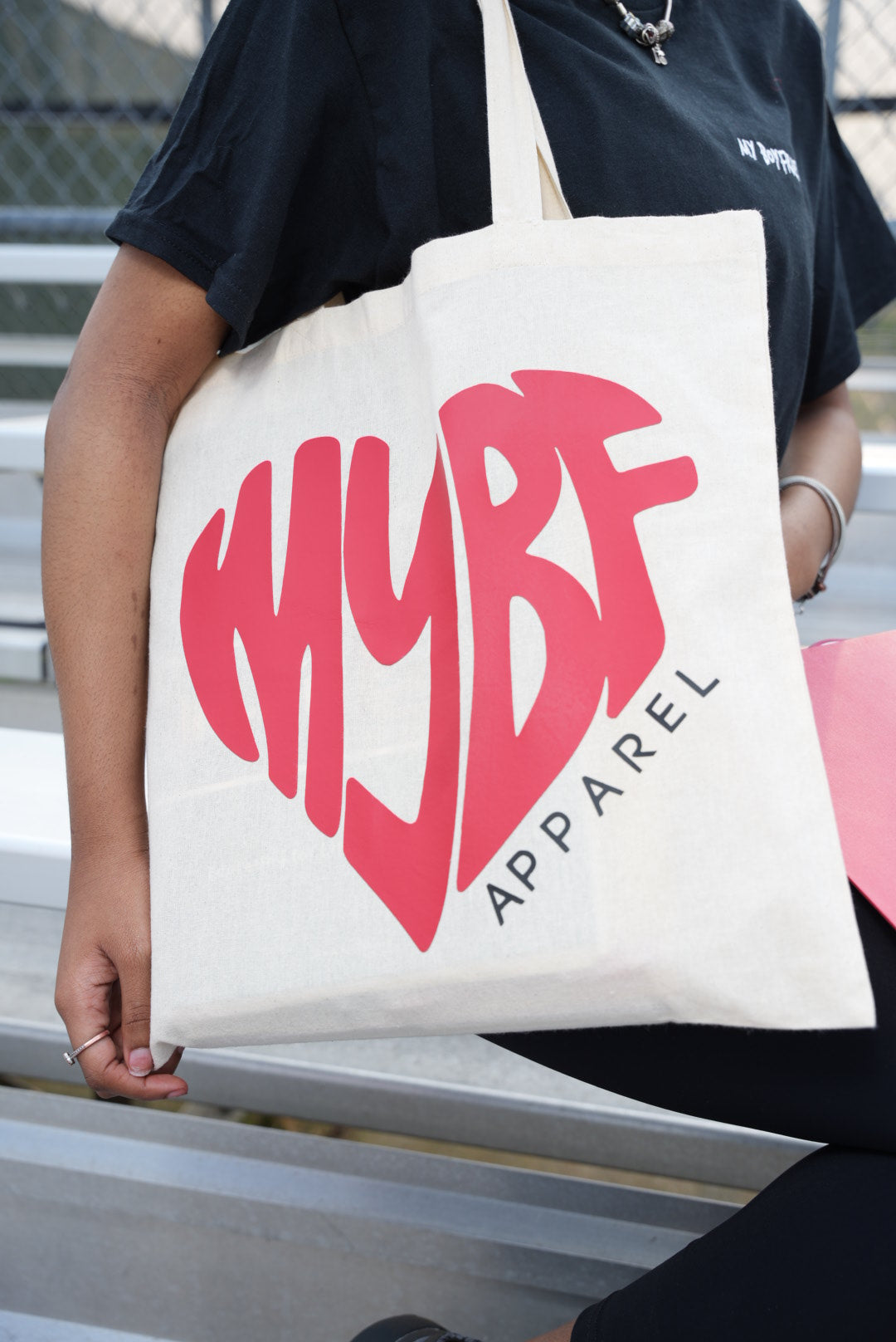 (The “Official MYBF Logo” Tote (ONE SIDED)
