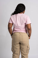 The Classic Boyfriend Short Sleeve T-shirt - Pink Blush