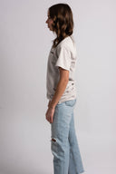 The Classic Boyfriend Short Sleeve T-shirt - Platinum Heart