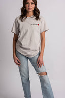 The Classic Boyfriend Short Sleeve T-shirt - Platinum Heart