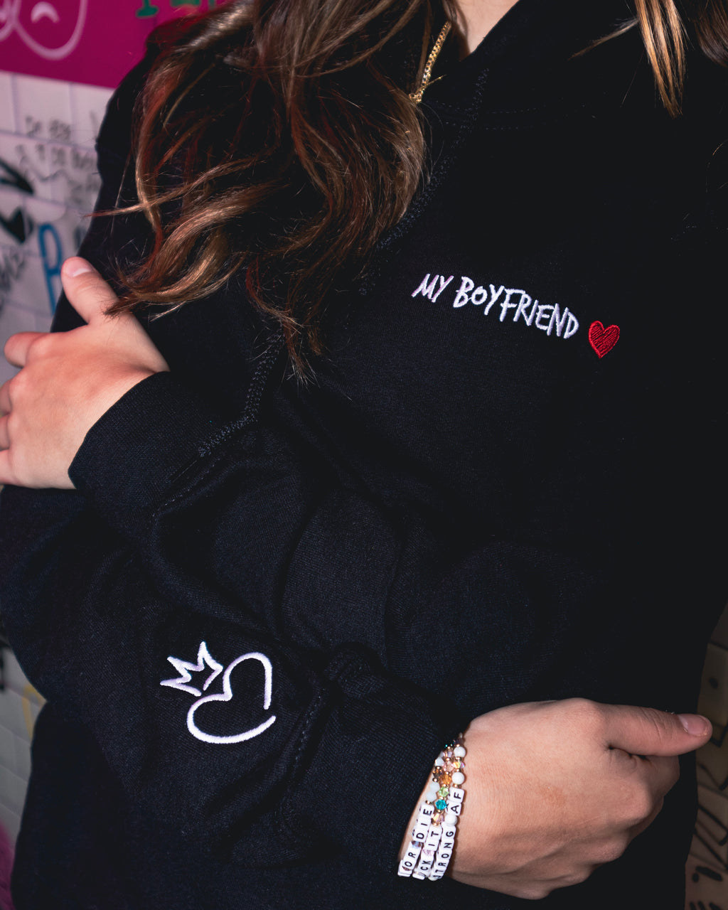 The Classic Boyfriend Hoodie - Black Ice