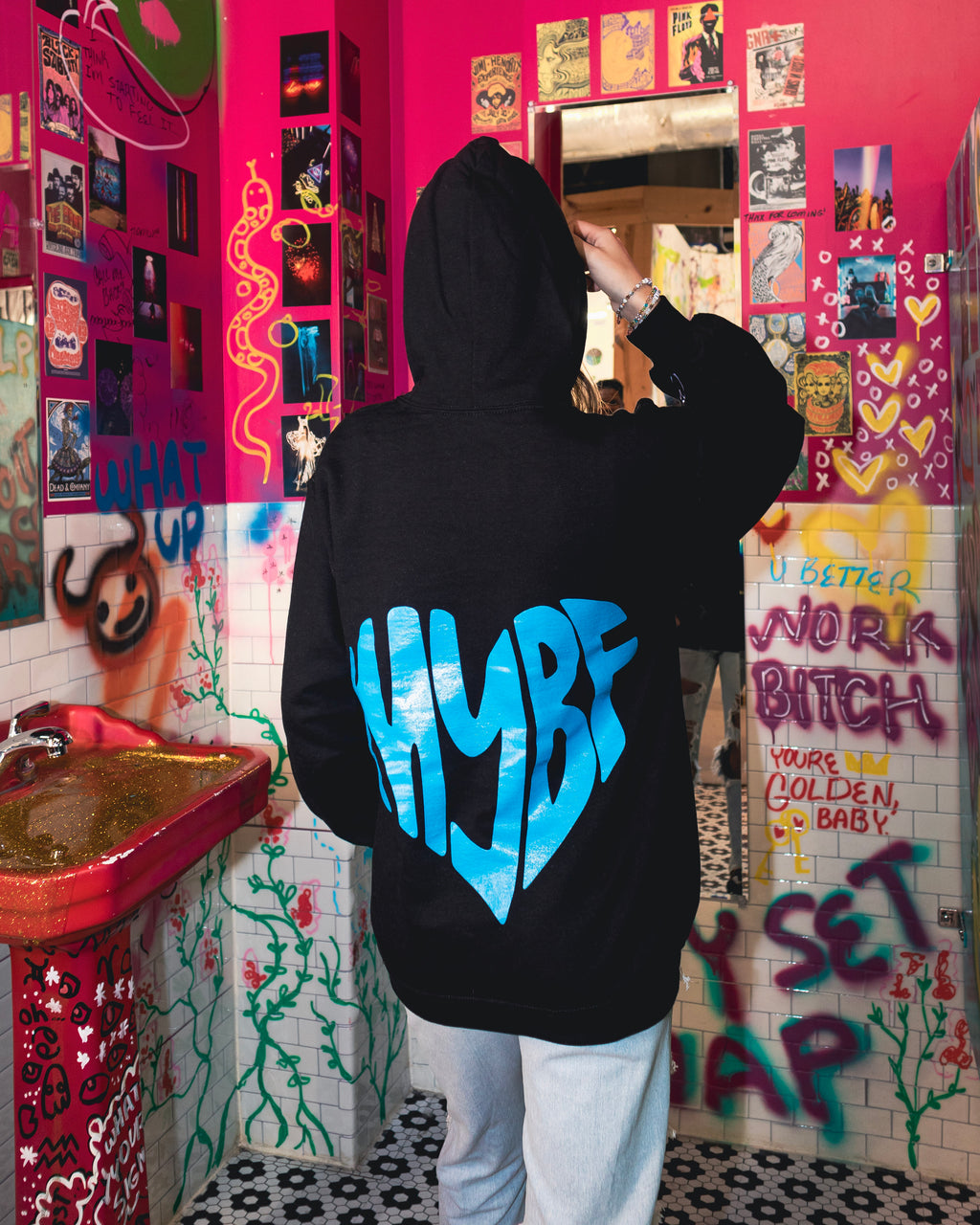 The Classic Boyfriend Hoodie - Black Ice